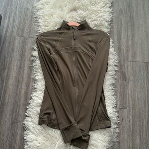 Lululemon casual define jacket, in the color Nomad, Size 8